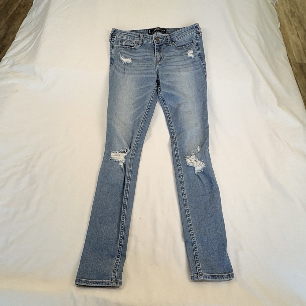 Hollister High-Rise Super Skinny Distressed Jeans Women's Size 26